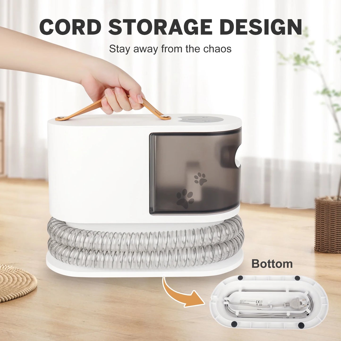 4 in 1 Low Noise Pet Grooming Vacuum